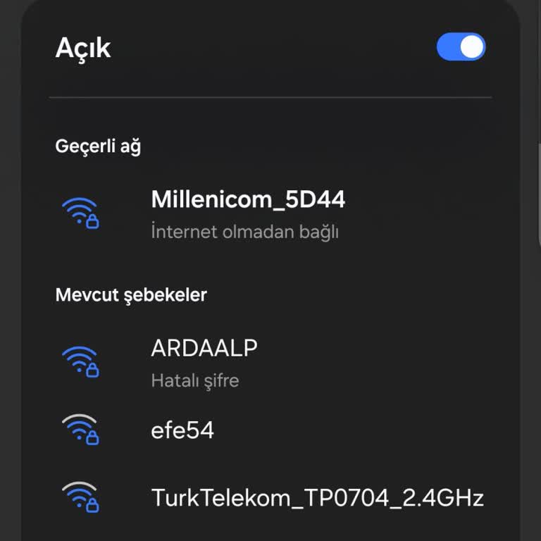 Merkezde İnternet Çekmiyor, Sorunuma Çözüm Bekliyorum