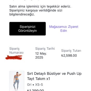 Sipariş Bilgilendirilmemesi Ve İade Talebine Yanıtsız Kalınması