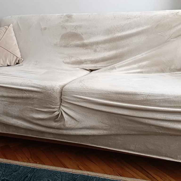 Yıkanınca Sürekli Kayan Koltuk Örtüsü Mağduriyeti