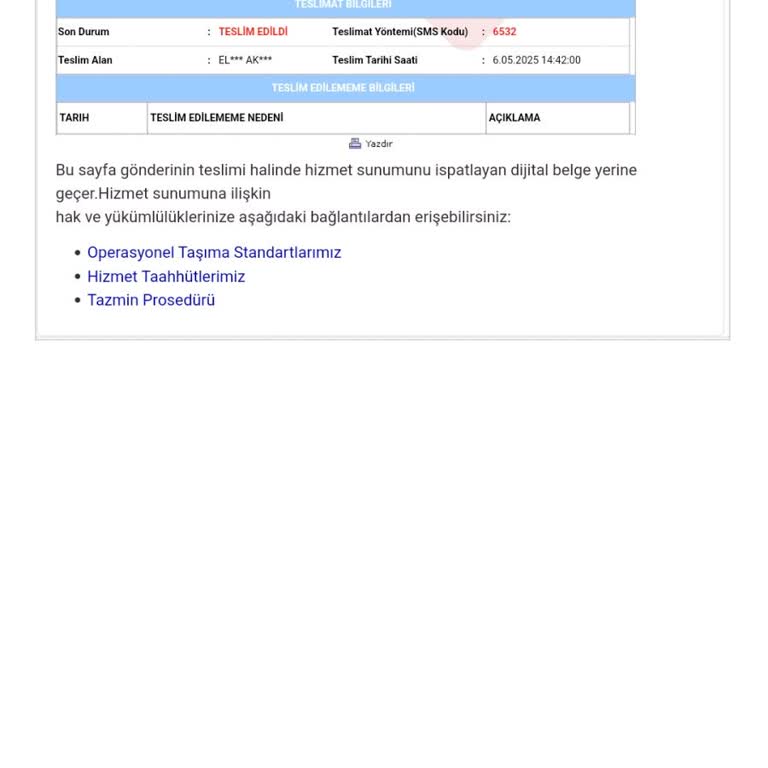 Yanlış Kargo Şirketi Nedeniyle İade Sorunu