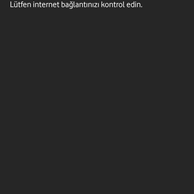 Vodafone'da Son 6 Aydır Yaşanan Çekim Ve İnternet Sorunu