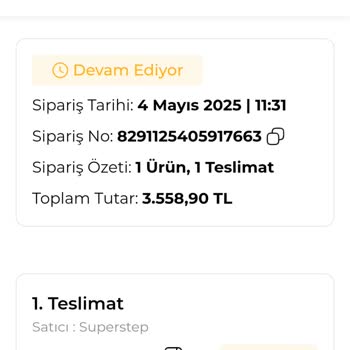SuperStep Online Siparişim 20 Gündür Teslim Edilmiyor, İptal Ve İade Yapılmıyor