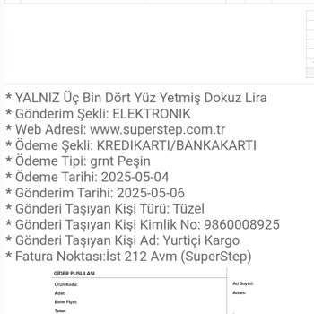 SuperStep Online Siparişim 20 Gündür Teslim Edilmiyor, İptal Ve İade Yapılmıyor