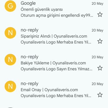 Satın Aldığım Hesap Bilgileri Gönderilmedi, Mağdur Oldum