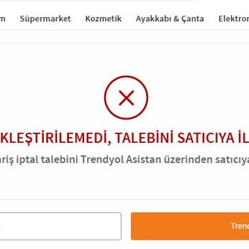 Trendyol'dan Aldığım Sandalye Ne Kargoya Verildi Ne De İptal Edilebildi