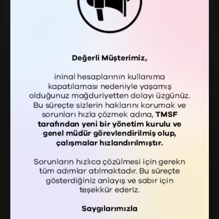 Aylardır Hesabıma Erişemiyor, Paramı Kullanamıyorum