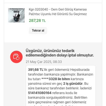 Sipariş İptali Ve Fiyat Artışıyla Mağdur Edildim