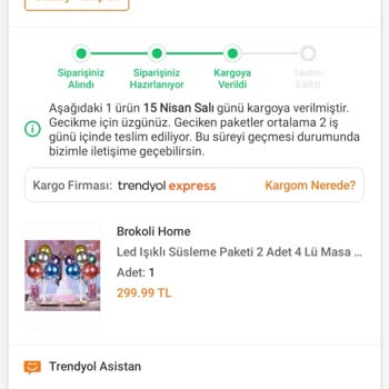 Kızımın Doğum Günü Siparişi 1.5 Aydır Teslim Edilmedi