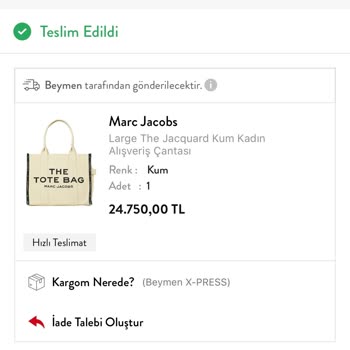 Aynı Fiyatlı Çantada Renk Değişimi İçin Ekstra Ücret Talebi Ve İlgisiz Müşteri Hizmetleri