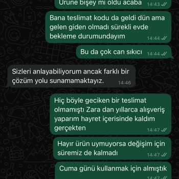 Zara'nın Ekspres Kargo Vaadi Hayal Kırıklığına Dönüştü