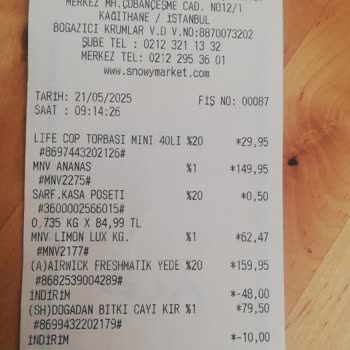 Snowy Markette Etiket Ve Kasa Fiyatı Uyuşmazlığı Mağduriyeti