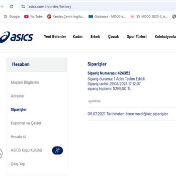 Asics Ayakkabıda Fileli Kısım Açıldı Müşteri Hizmetleri Çözüm Sunmadı
