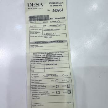 Fermuar Sorunu Çözümsüz Bırakıldı, Değişim Talebim Karşılanmadı