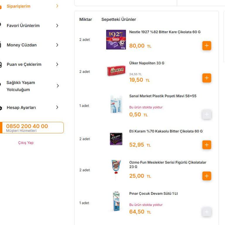 Migros Sanal Markette Stok Sorunu Ve Ürün Teslimatında Yaşanan Mağduriyet