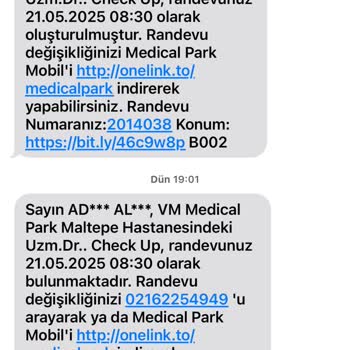 Check-Up Randevusunda Bilgi Eksikliği Ve Mağduriyet