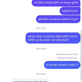 Eksik Ve Hasarlı Ürün, Yetersiz Müşteri Hizmeti