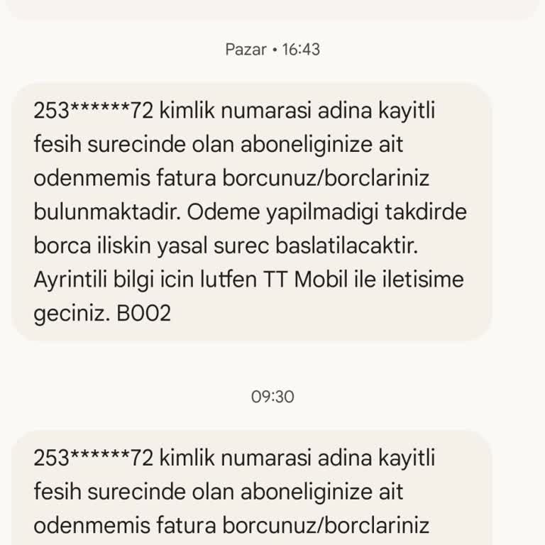 Türk Telekom Fatura Bilgilendirmesi Ve Müşteri Hizmetleri Sorunu