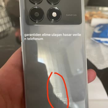Evofone Garantiye Gönderdiğim Telefonum Hasarlı Geldi, Mağduriyetim Giderilmiyor