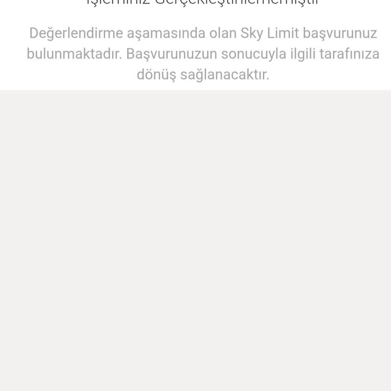 VakıfBank Sky Limit Başvurusunu İptal Edemiyorum