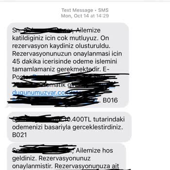 Düğün Fotoğraf Ve Video Hizmeti Teslim Edilmedi, İletişim Kurulamıyor