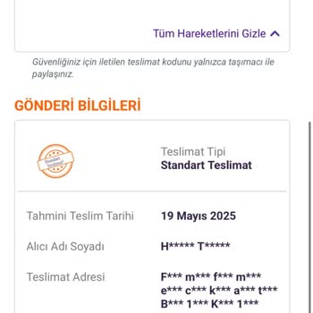 Teslim Edilmeyen Kargo Ve Ulaşılamayan Destek