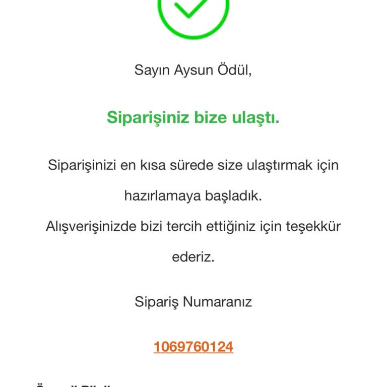 Siparişim Bir Ayda Teslim Edilmedi, Bilgi Alamadım