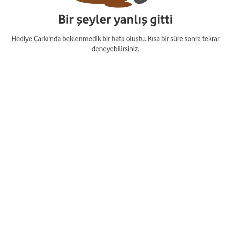 Hat Değişikliği Sonrası Çark Uygulamasında Sürekli Hata Alıyorum