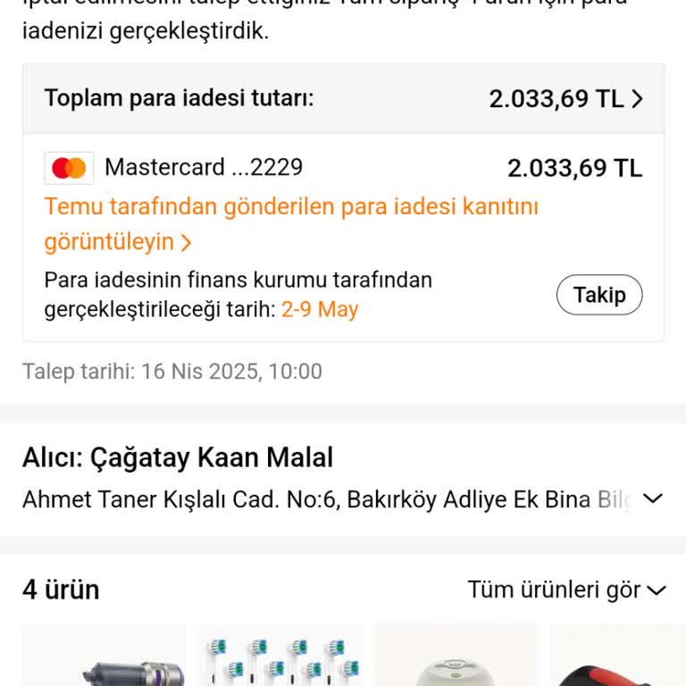 Temu İade Yapmıyor, Müşteri Hizmetleriyle İletişim Kurulamıyor