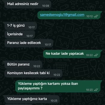 Yanlış Yükleme İadesi Yapılmadı, Hesabım Kapatıldı