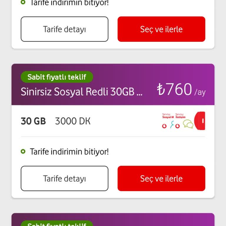 Vodafone Tarife Seçiminde Müşteri Tercihi Göz Ardı Ediliyor