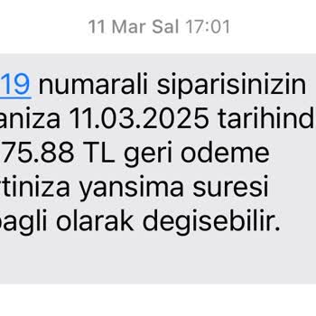 İade Sürecinde Ürün Eksikliği Ve Eksik Para İadesi