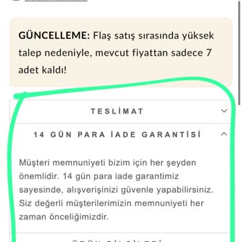 İade Hakkı Vaat Edilip Reddedildi, Mağdur Edildim