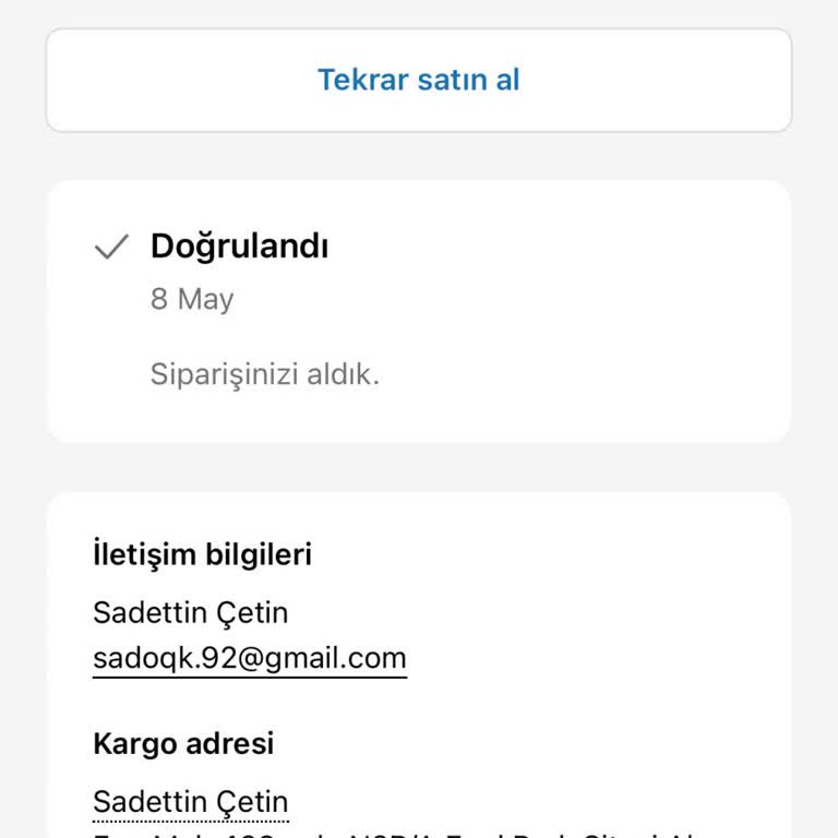 Siparişim Gönderilmedi, Hiçbir Şekilde Ulaşılamıyor