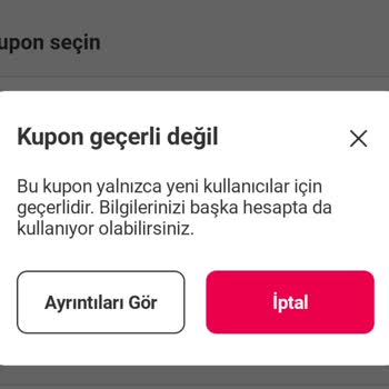 Yemeksepeti, Paribu'dan Alınan İndirim Kodunu Keyfi Şartlarla Reddetti