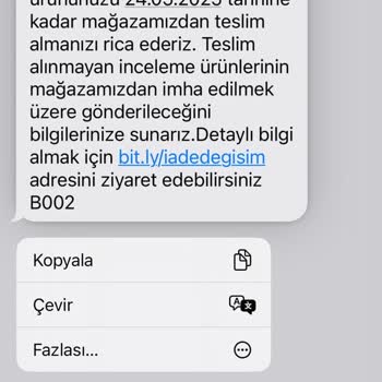Ayakkabının Arka Dikişleri Ayaklarımı Ciddi Şekilde Yaraladı, İade Talep Ediyorum