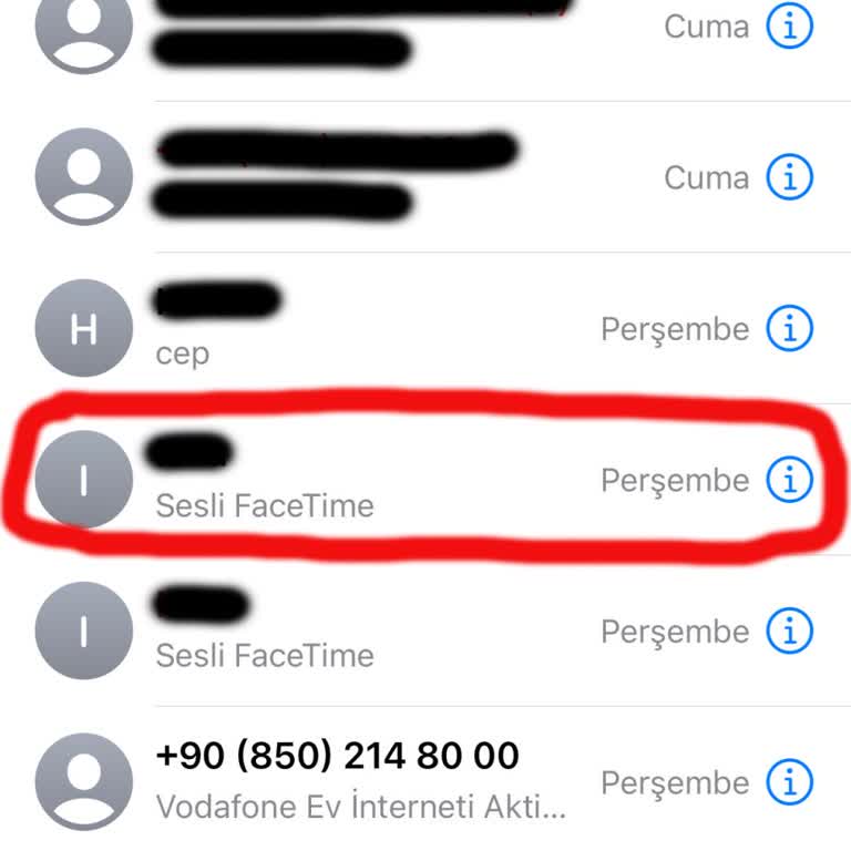 FaceTime Görüşmesi Yerine Normal Arama Ücreti Yansıtıldı Destek Alamadım