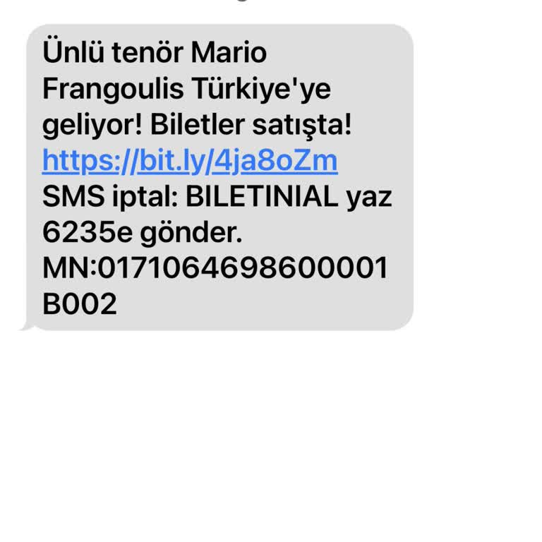 Biletinial'dan Gelen Mesajlar Bir Türlü İptal Edilmiyor, Çözüm Bekliyorum