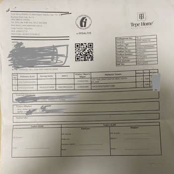 Tepe Home'dan Aldığım Mobilyalar Kusurlu Çıktı, Mağduriyetim Giderilmedi