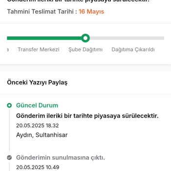 Kargo Teslimatı Gecikti Müşteri Hizmetleri Çözüm Sunmadı