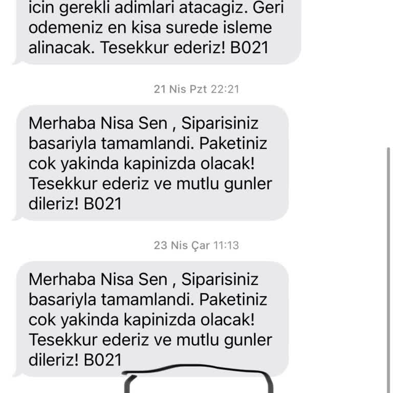 İade Ücretlerim Yatırılmadı, İletişim Kurulamıyor