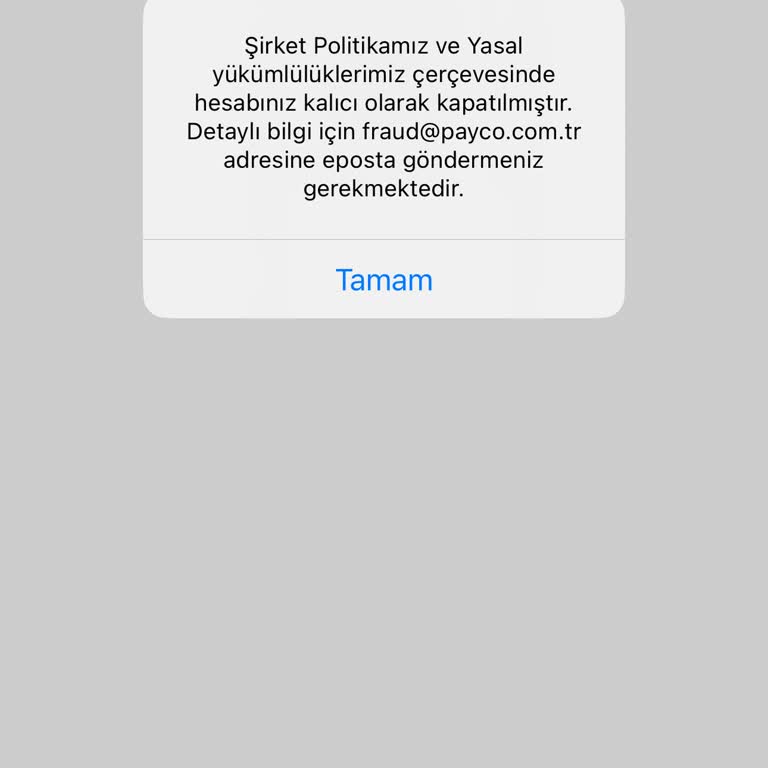 Hesabım Kapandı, Paramı Alamıyorum!