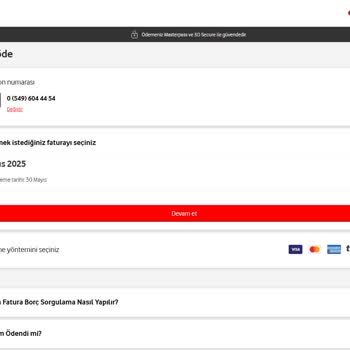 Vodafone'dan Mevcut Müşteriye Yüksek Fatura Ve Haksız Ceza Uygulaması