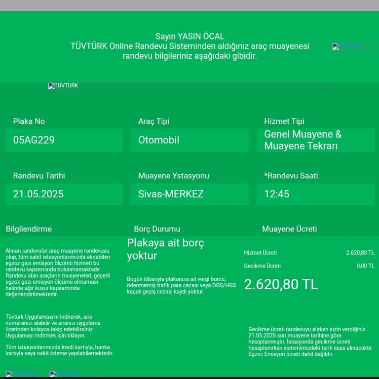 Tüvtürk'te Gizli Gecikme Cezası Ve Uzun Bekleme Süresi Mağduriyeti