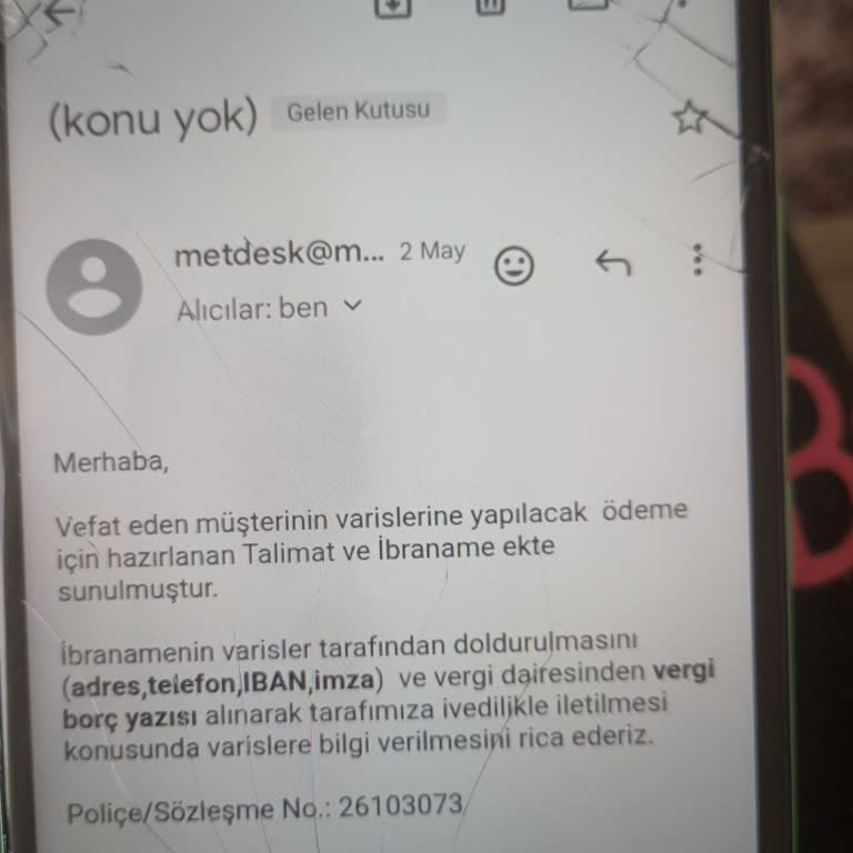 Vefat Eden Babamın Sigorta Tazminatı Hala Ödenmedi