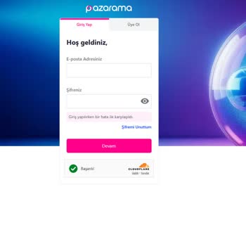 Pazarama Hesabına Giriş Yapılamıyor, Yardım Bekliyorum