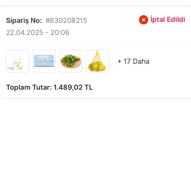 Migros Hemen İptal Edilen Siparişin Ücreti İade Edilmiyor Müşteri Hizmetleri Çözüm Sunmuyor!