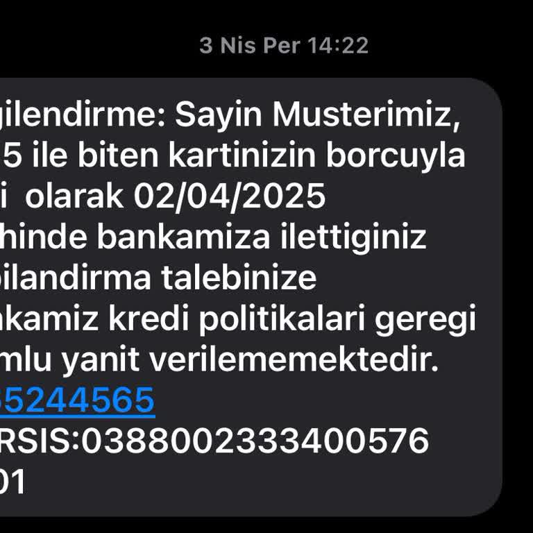 Kredi Kartı Borcum İçin Yapılandırma Talebim Reddedildi, Borcum Varlık Şirketine Satıldı