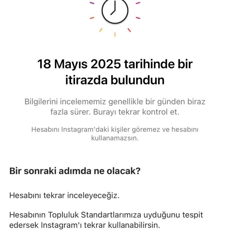Instagram Hesabım Haksız Yere Askıya Alındı, Mağduriyetimin Giderilmesini Talep Ediyorum!
