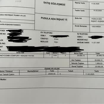 25 Bin TLye Aldığım Yataktan Dayak Yemiş Gibi Uyanıyorum Değişim Talebim Reddedilmesin