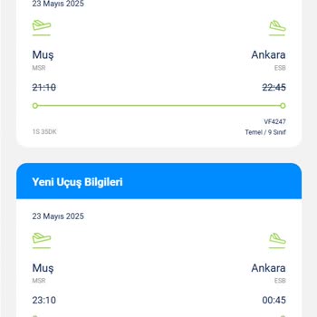 Uçuş Değişikliği Sonrası Bilgilendirme Eksikliği Ve Mağduriyet